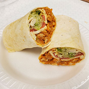 Buffalo Chicken Wrap (grilled or breaded)